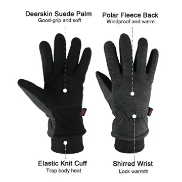 OZERO Winter Warm Gloves For Extreme Cold Weather