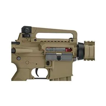Lancer Tactical Gen 2 Upgraded RIS LT-04 AEG Metal Gear Airsoft Gun, Dark Earth, 32"