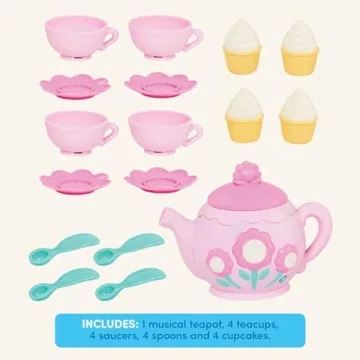 Delightful 17-Piece Singing Teapot Set for Kids