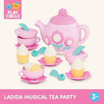 Delightful 17-Piece Singing Teapot Set for Kids