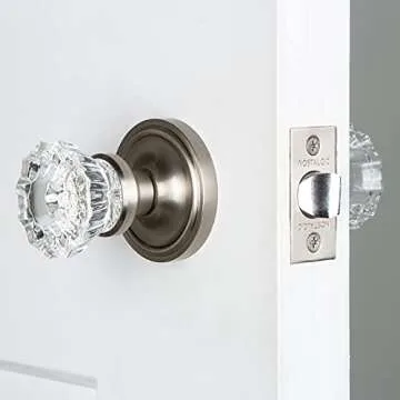 Elegant Nostalgic Warehouse Crystal Door Knob Set