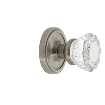 Elegant Nostalgic Warehouse Crystal Door Knob Set