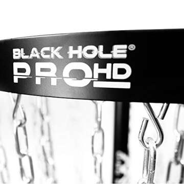 MVP Black Hole Pro HD 24-Chain Portable Disc Golf Basket