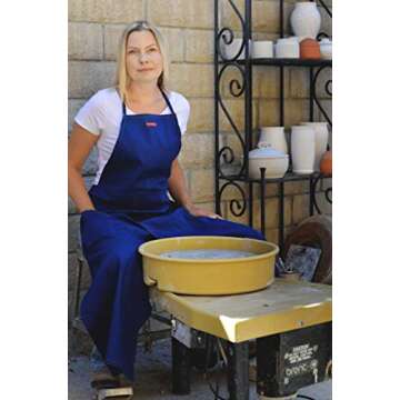 Claypron Denim Apron - Split Design for All Creatives