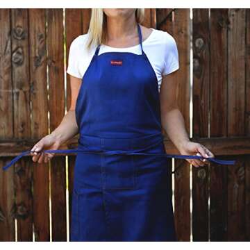 Claypron Denim Apron - Split Design for All Creatives