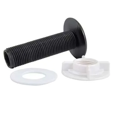 Danco 11091 Sink Hole Cover in Matte Black - Easy Install