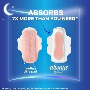 Always Infinity FlexFoam Pads for Ultimate Comfort and Protection