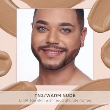 PUR Beauty 4-in-1 Tinted Moisturizer with SPF 20 - Hydrating Skin Tint Face Moisturizer, Primer & Foundation with Shea Butter, Aloe Vera & Vitamin B3 - Vegan Friendly, Paraben Free (Warm Nude)