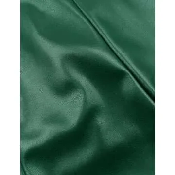 Fallorchid Women's Faux Leather Mini Shorts for Summer Style