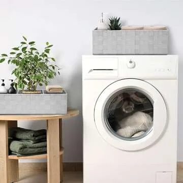 Versatile LOVSTORAGE Storage Baskets with Lids for Organization