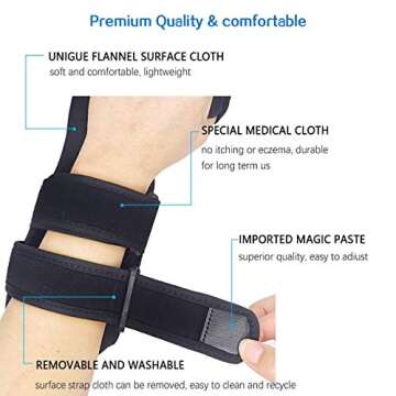 OSK Soft Functional Resting Hand Splint for Flexion Contractures - Stroke Hand Brace by Restorative Medical - Corrective, Supportive Brace for Correction, Comfort & Pain Relief (Large, Right)