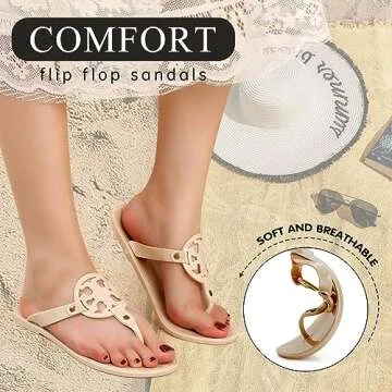 Stylish DDXYYDS Women Summer Flat Sandals - Comfortable & Non-Slip