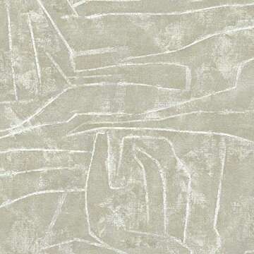 York Wallcoverings Urban Chalk Neutral & Pearl Premium Peel and Stick Wallpaper
