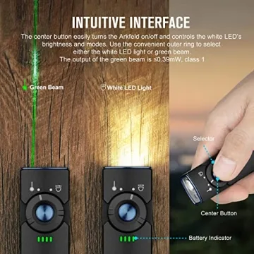 Olight Arkfeld EDC Flashlight 1000 Lumens Green Laser