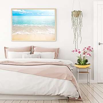 Briful Orchids Artificial Flowers 15" Light Pink Phalaenopsis Orchid with Gold Pots Real Touch Faux Orchid Plant for Home Office Living Room Table Shelf Decor