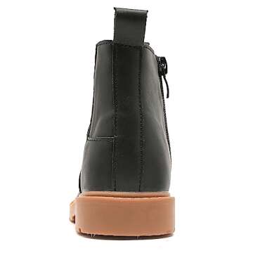 DADAWEN Waterproof Outdoor Ankle Boots for Kids