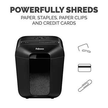 Fellowes LX41 Micro-Cut Shredder for Home Office Security