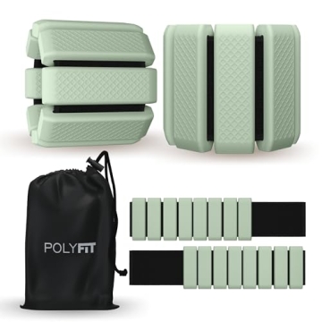 Polyfit Wrist & Ankle Weights - 1 Pair - Wearable Ankle Weights for Women and Men - Wearable Bracele...