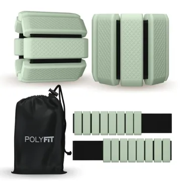 Polyfit Wrist & Ankle Weights - 1 Pair - Wearable Ankle Weights for Women and Men - Wearable Bracele...