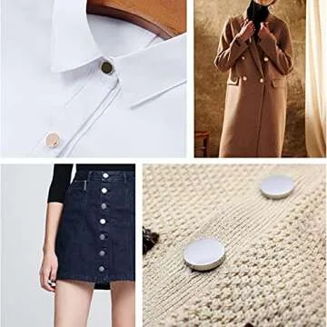 PH PandaHall 100pcs 15mm Metal Flat Buttons for DIY Crafts