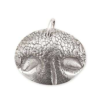 Custom silver pet nose pendant kit