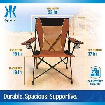 Kijaro Dual Lock Portable Camping Chairs for All Adventures