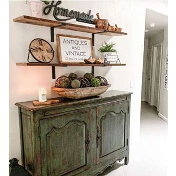 Premium Heavy-Duty Shelf Brackets - Stylish & Strong Shelving