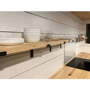 Premium Heavy-Duty Shelf Brackets - Stylish & Strong Shelving