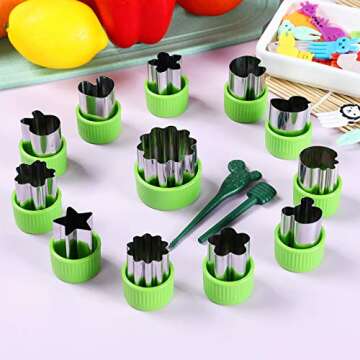 Vegetable Cutters Shapes Set for Fun Kids Cooking