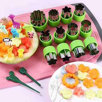 Vegetable Cutters Shapes Set for Fun Kids Cooking