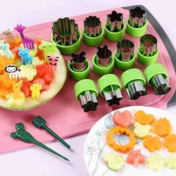 Vegetable Cutters Shapes Set for Fun Kids Cooking