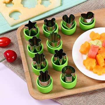 Vegetable Cutters Shapes Set for Fun Kids Cooking