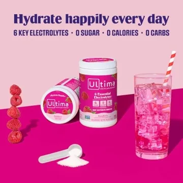 Ultima Replenisher Electrolyte Powder Raspberry Sugar-Free Hydration