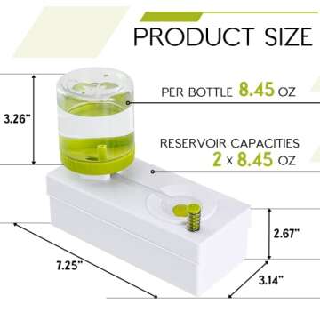 Brush Rinser Paint Brush Cleaner – Paint Brush Rinse Machine Fresh Water Cycle Rinser Tool for Pai...