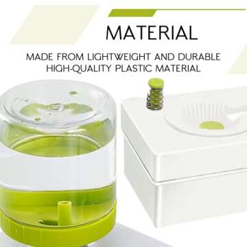 Brush Rinser Paint Brush Cleaner – Paint Brush Rinse Machine Fresh Water Cycle Rinser Tool for Painting Brush Watercolor Paints Cleaning Tool Art Supplies for Kids Paint Brush Rinser for Artist