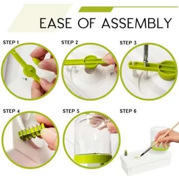 Brush Rinser Paint Brush Cleaner – Paint Brush Rinse Machine Fresh Water Cycle Rinser Tool for Painting Brush Watercolor Paints Cleaning Tool Art Supplies for Kids Paint Brush Rinser for Artist