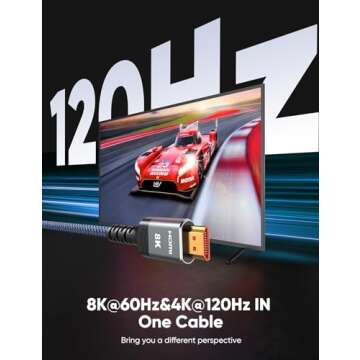 Highwings 8K HDMI Cable 2.1 - 48Gbps High Speed Performance