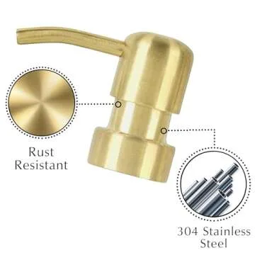 Stylish Emerson Essentials Glass Soap Bottle Dispensers