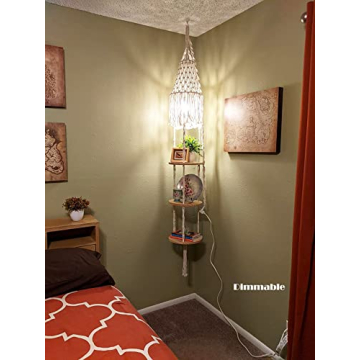 Elegant QIYIZM Boho Plug in Pendant Light for Your Home