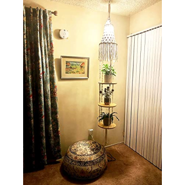 Elegant QIYIZM Boho Plug in Pendant Light for Your Home