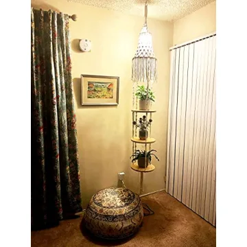 Elegant QIYIZM Boho Plug in Pendant Light for Your Home