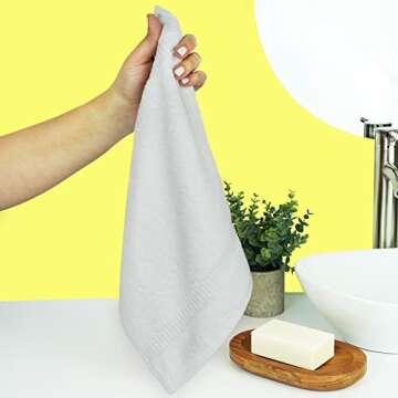 Chakir Turkish Linens | Hotel & Spa Quality 100% Cotton Premium Turkish Towels | Soft & Absorbent (4...