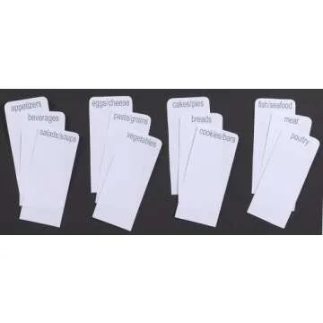 Meadowsweet Kitchens Create Your Own Recipe Card Box - Clear Acrylic Recipe Card Box with Recipe Card Holder Slot on Top & 12 Tab Dividers - Recipe Card Organizer Box for 4x6 or Smaller Recipe Cards