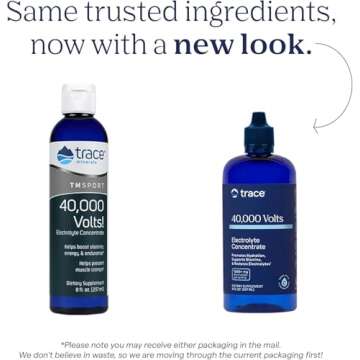 Trace Minerals 40,000 Volts - Concentrate Supplement Drops for Electrolyte Support - Support Muscle Health & Vitality - Workout Drink to Aid Hydration - 8 fl oz (Pack of 2) (96 Servings)