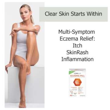 Loma Lux Eczema Pill – Natural Eczema Treatment – Dermatologist Developed – 7 All Natural Mine...