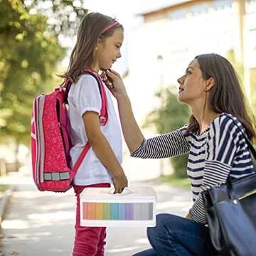 Gbivbe Photo Storage Case - 4x6 Size, Large Box Holds 1000 Photos, Card Storage, Handle Puzzle Cards Seed Packets, 9 Colors