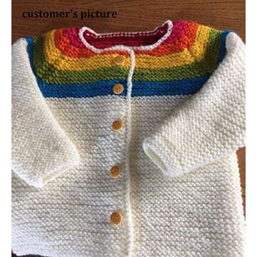 mahaohao 100pcs Mixed Wooden Buttons in Bulk Buttons for Crafts Button Round Colorful Painting Buttons 3/8"