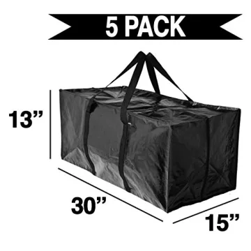 BAG-THAT! 5 Moving Bags - Heavy Duty Extra Large Storage Solution