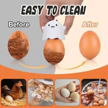 Silicone Egg Brush Cleaner, Egg Washer for Fresh Eggs, Egg Washing Scrubber Cleaning Tool