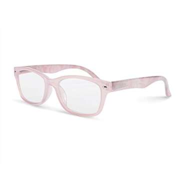 Marble Blush Reader Frames with +1.50 Magnification